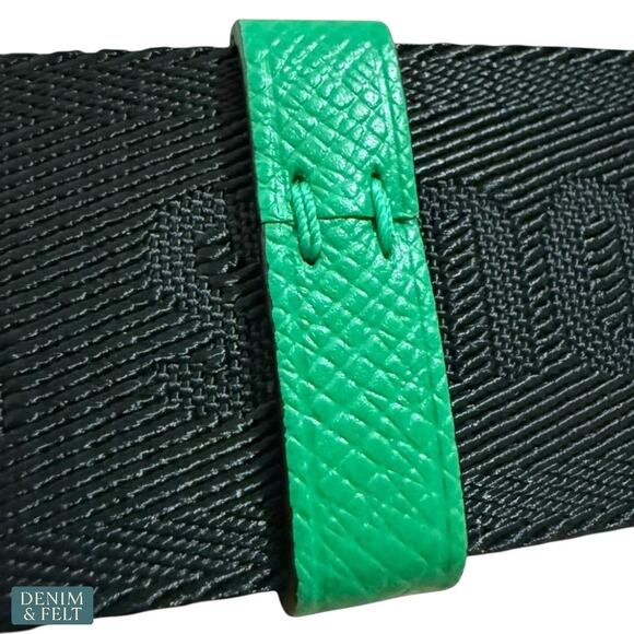 Louis Vuitton Black Green Nylon Alpha Messenger Shoulder Strap Adjustable LV - Picture 14 of 16